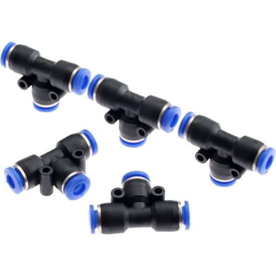Lot De 10 Connecteurs Tuyau D'Arrosage 1/2 Pouce - Raccords Rapides Plastique ABS Pour Jardin Et Lavage Voiture