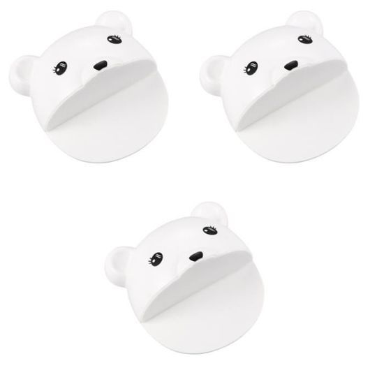 3pcs sans perfection Cabinet verrouillage de la bande dessinée Ours d