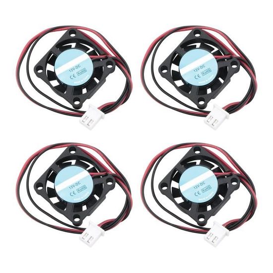Jopto Lot De 4 Mini Ventilateurs De Refroidissement Pour Imprimante 3D