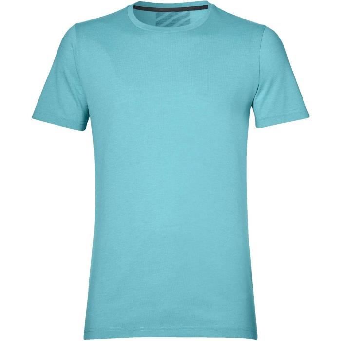 ASICS T-shirt de running - Homme - Bleu