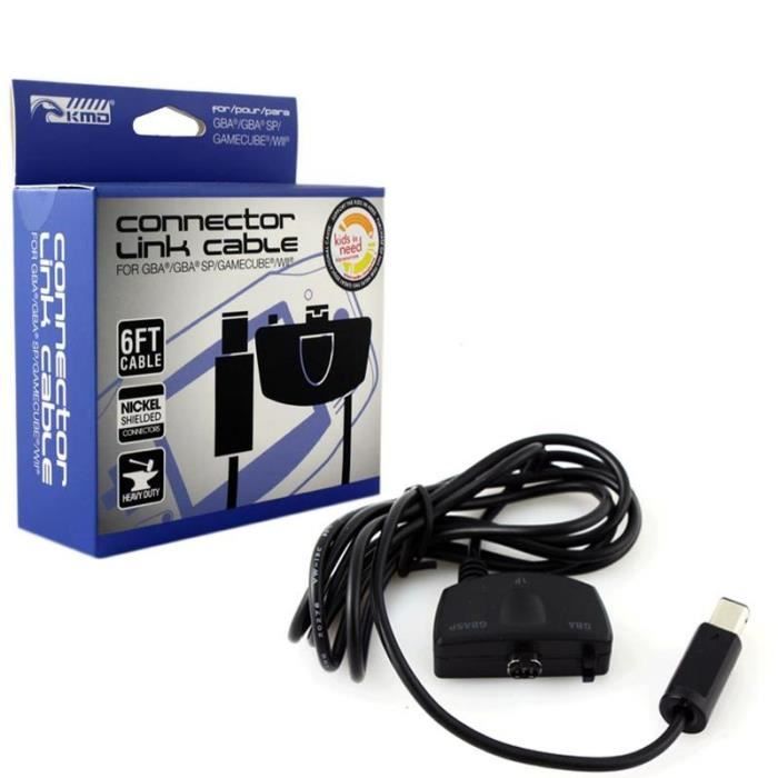 Câble Adaptateur 1,82m Pour Console Nintendo Game Boy Advance GBA - GBA SP vers Console GameCube-Wii