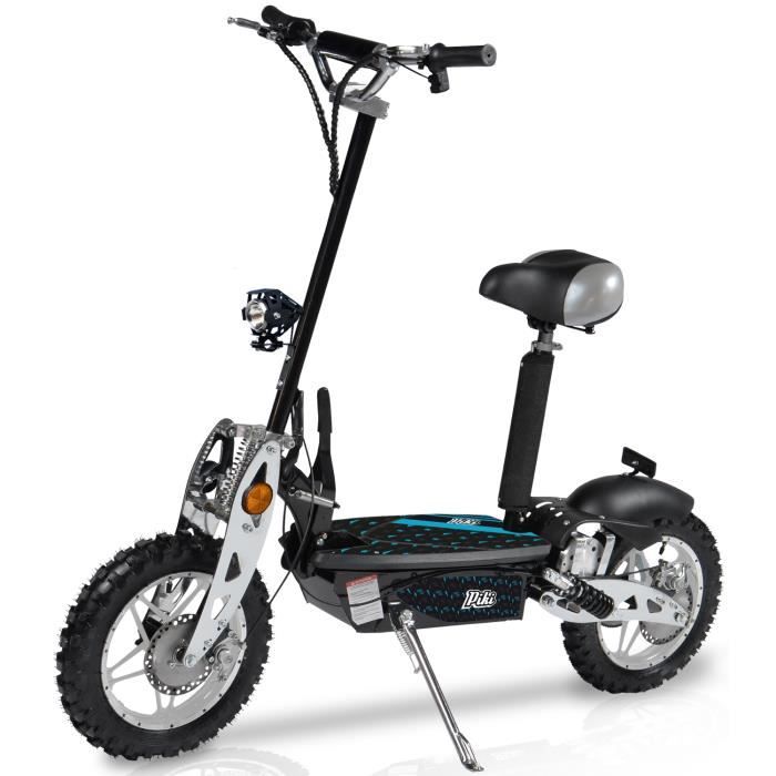 PIKI CROSS 1000 - Trottinette électrique 1000W Batterie 36V12Ah - Roue 10- Norme CE - Pliable