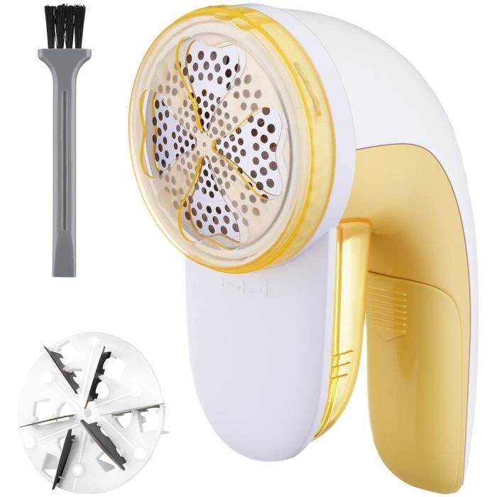 Rasoir Anti-Bouloche/Anti-Peluche à Piles, Defuzzer Électrique Sans Fil, Tondeuse à Textile Portable pour Vêtements,Tissu,Chemise