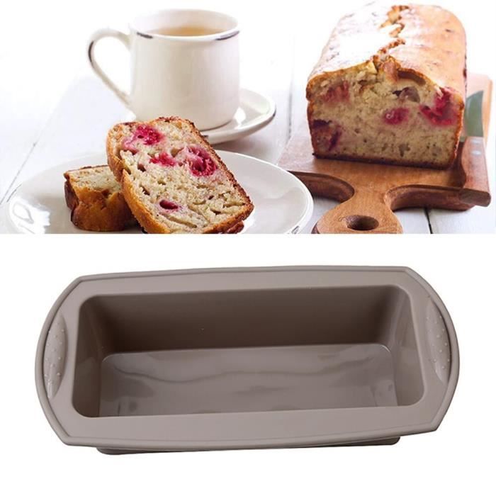Moule à gâteau en forme rectangulaire Silicone 3D moule bricolage pâtisserie outils de décoration de gâteaux de cuisine cuisson de