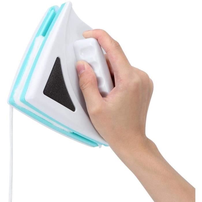 Nettoyeur de vitres magnétique double face-3 à 8 mm d'épaisseur essuie-glace brosse de nettoyage de verre double face