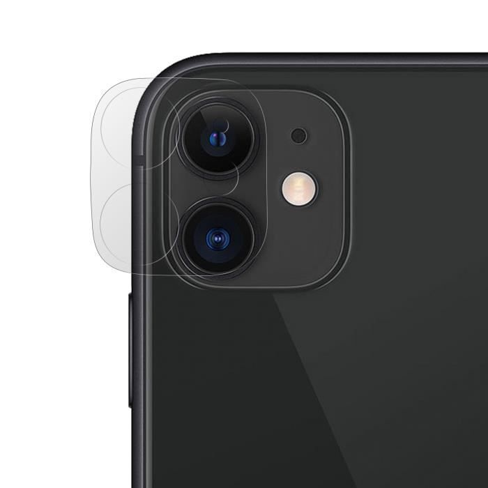 Film Caméra Apple iPhone 12 Mini Verre Trempé Anti-trace Transparent Blanc
