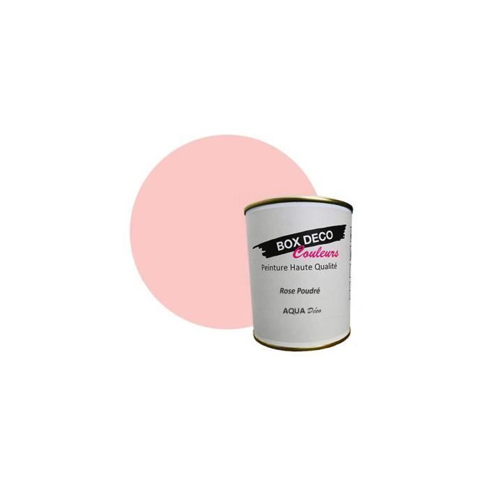 PEINTURE Teinte Rose Poudré murale acrylique aspect mat Aqua Déco - 750 ml - 7.5m²