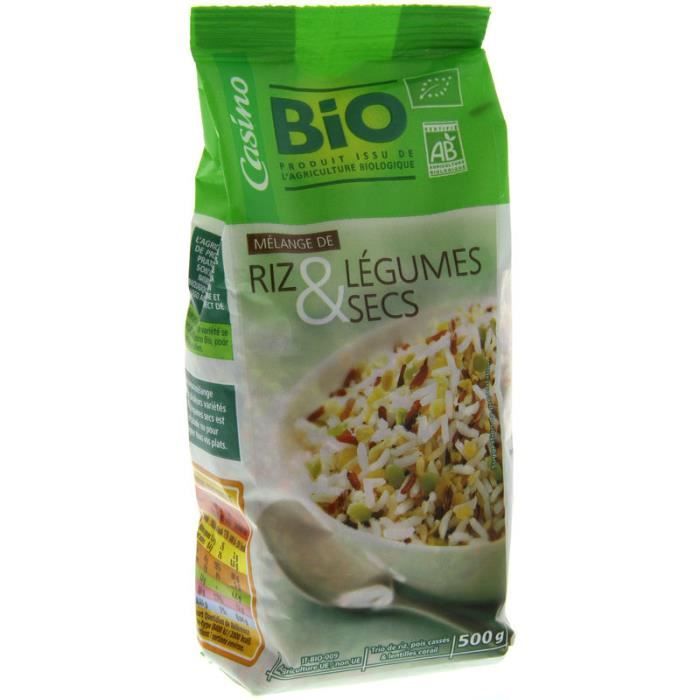 Mélange riz et légumes secs - Bio - 500g