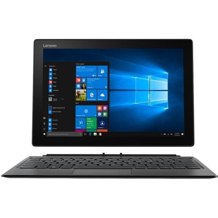 Lenovo Miix 520-12IKB 20M3 Tablette avec clavier détachable Core i3 7130U - 2.7 GHz Win 10 Pro 64 bits 4 Go RAM 128 Go SSD NVMe…