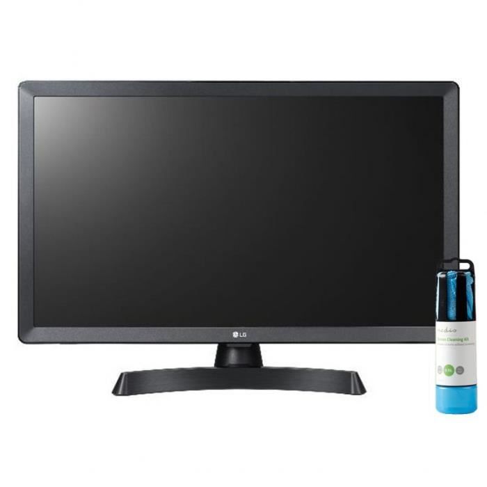LG TV LED 24- 60cm Téléviseur HD Port USB Mode Cinéma & Jeux Noir