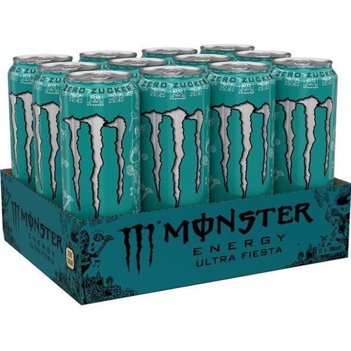 Monster Energy Drink Ultra Fiesta Zero Sugar 12 x 0,5l
