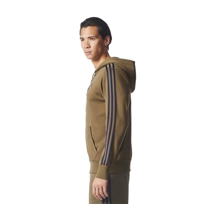 Veste à capuche adidas Essentials 3-Stripes Fleece