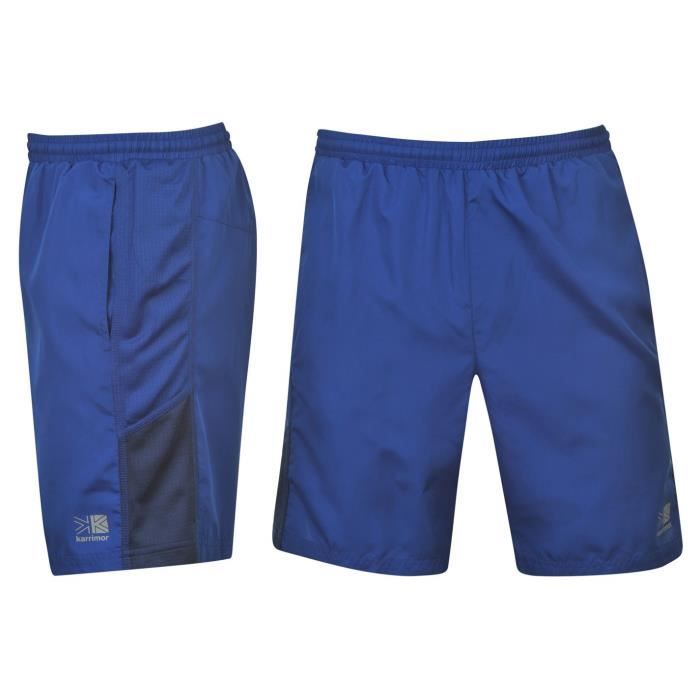Karrimor Hommes Long Short Running Sport Stretch Poches Gym