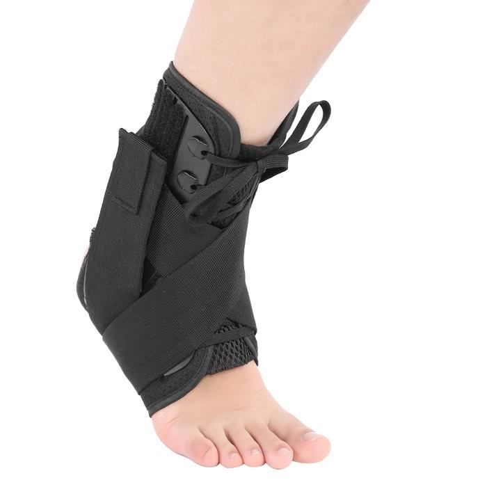 Chevillère Soutien Respirante Talon de Maintien Ligamentaire Sangle Protège-pied pour Entorse Cheville/Sport/Fitness