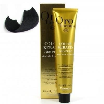 color keratin oro puro n°1.0 noir 100 ml