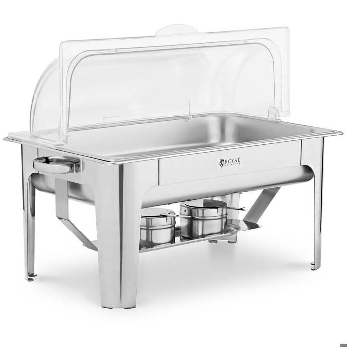 Chafing Dish Professionnel Bain-Marie Chauffe-Plat GN 1/1 8,5L Base Large