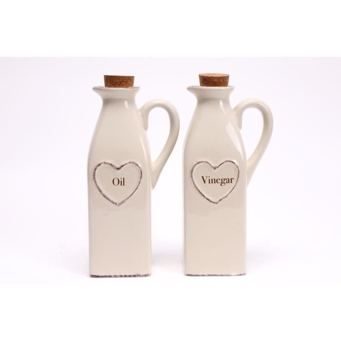 Huilier et vinaigrier Campagne - Beige