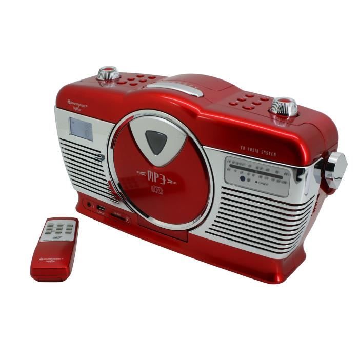Soundmaster RCD 1350 Radio-Radio-réveil Lecteur CD MP3 Port USB