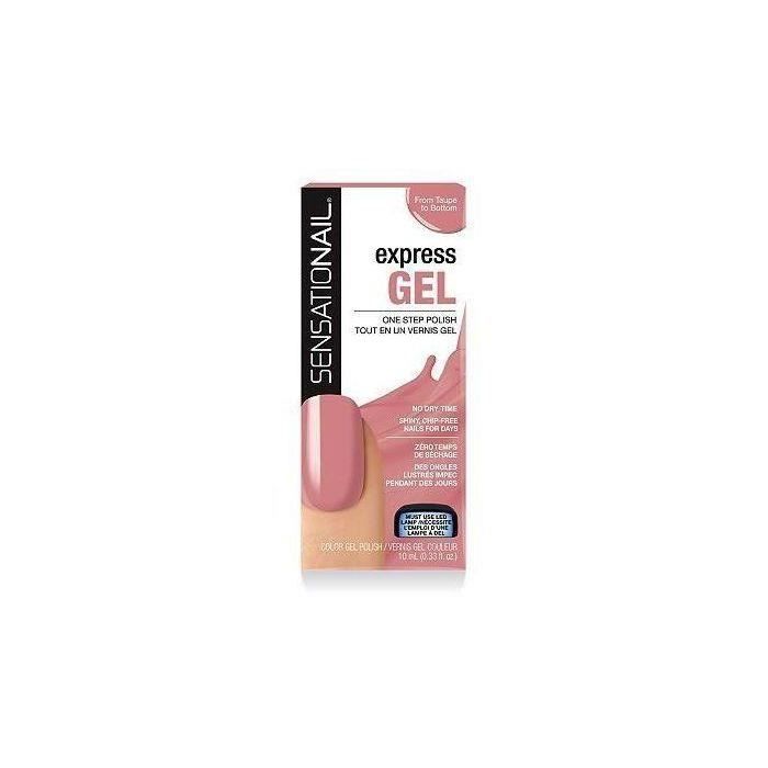 SENSATIONAIL Vernis gel semi-permanent Express Gel From Taupe to Bottom 3en1