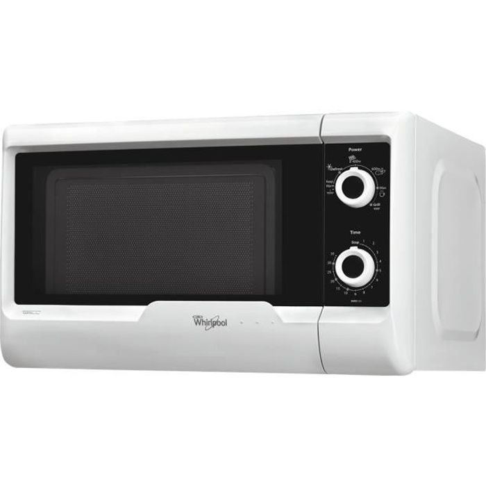 Whirlpool MWD 120 WH - Four micro-ondes grill - pose libre - 20 litres - 700 Watt - blanc