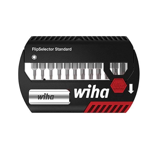 Coffret FLIPSELECTOR WIHA 13 Pièces TX : 12 Embouts TORX + Un porte embout 1/4.39124.