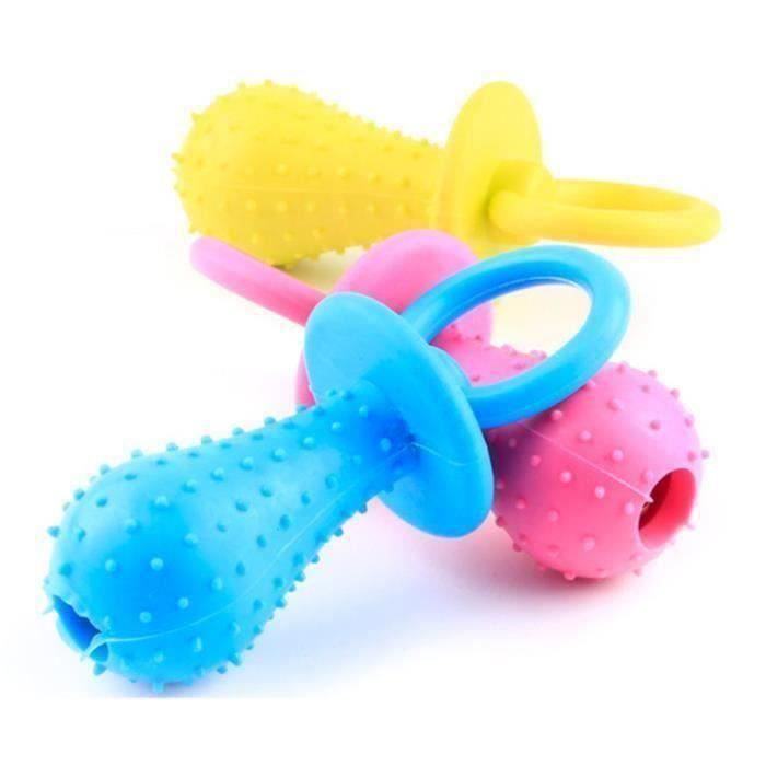 JF29463-3pcs Tétines pour Chiots Chiens en Caoutchouc Jouet à Mâcher avec Son**BCD23694