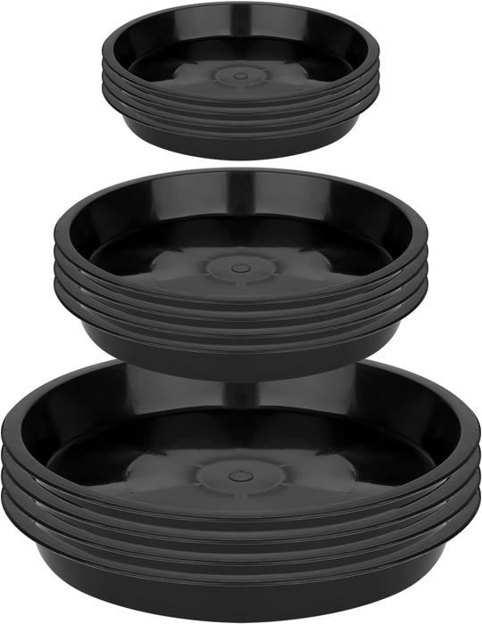 OFFSCH Plateau à Plantes Rectangulaire En Résine - Soucoupe Drainage Pour Pots, Bac à Eau Durable