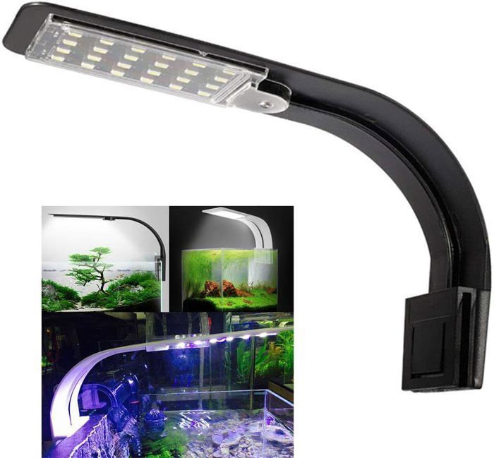 Comparer les prix de Lampe LED pour aquarium clairage Nano blanc et bleu clipser pour plantes poissons 23-50 cm HORLOGE