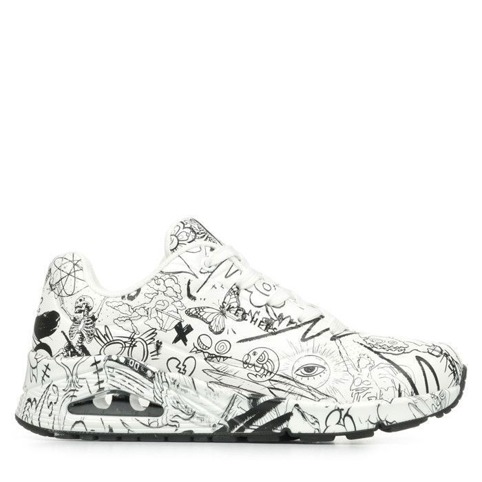 564 Skechers Uno Process Sketch Baskets femme