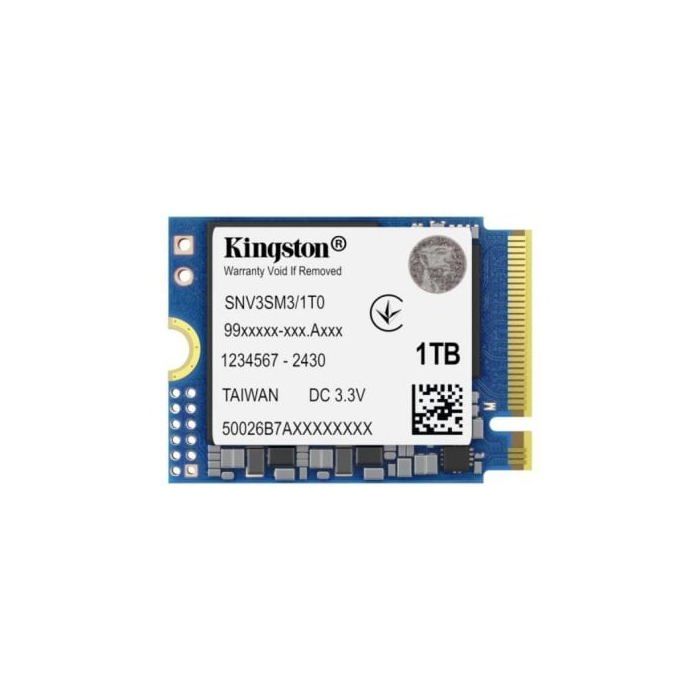 SSD Kingston NV3 1TB M.2 2230 PCIe 4.0 NVMe 6000MB/s 3D NAND Gaming