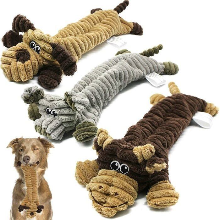Jouets pour chien 3pcs indestructibles doux et résistants YYV