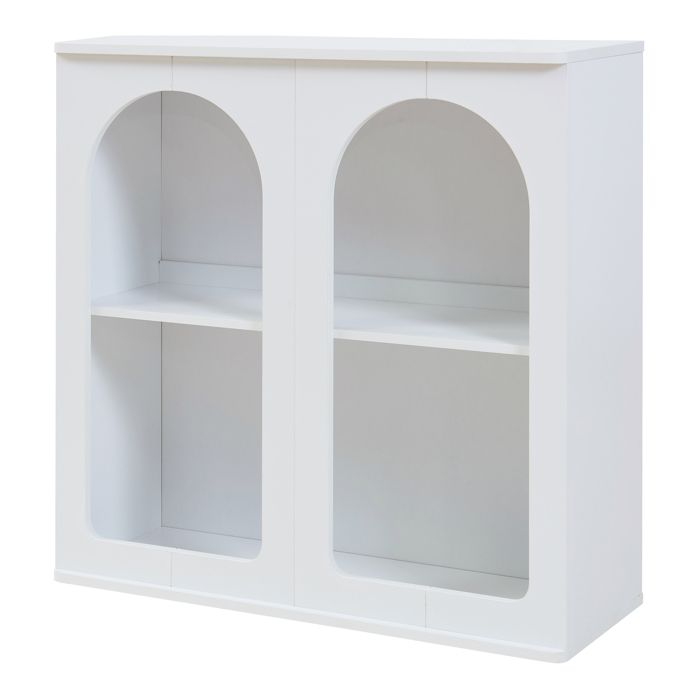 Buffet Trorhun 80 x 30 x 80 cm blanc Buffet Trorhun 80 x 30 x 80 cm blanc