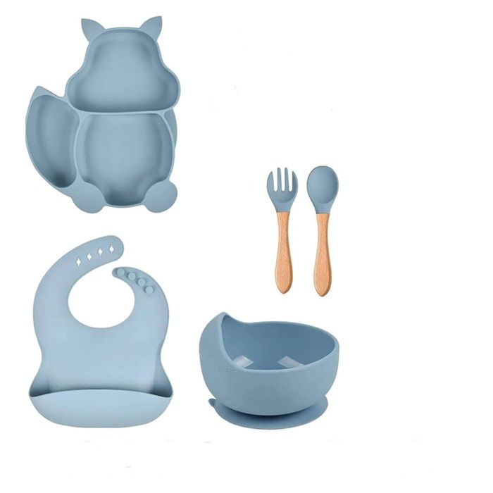 Assiette ventouse pour bébé pour bébé avec paille et cuillères, bol Assiette ventouse pour bébé pour bébé avec paille et cuillères, bol