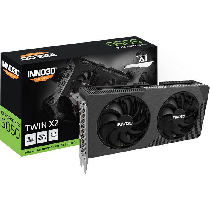 INNO3D GeForce RTX 5050 TWIN X2 NVIDIA 8 Go GDDR6 - vue 2