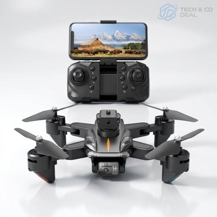Drone pliable GPS 8K double caméra WiFi 5G moteurs brushless évitement obstacles 45 min