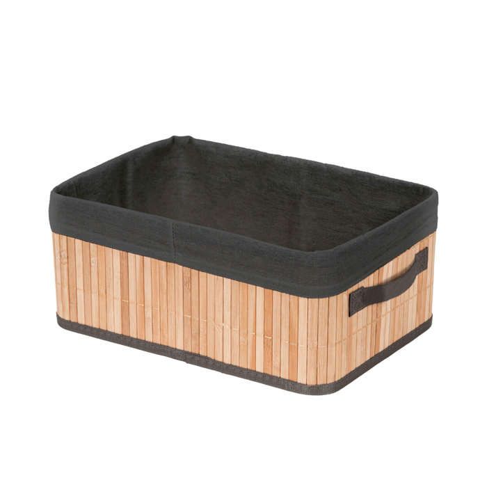 Panier de rangement pliable en bambou Panier de rangement pliable en bambou