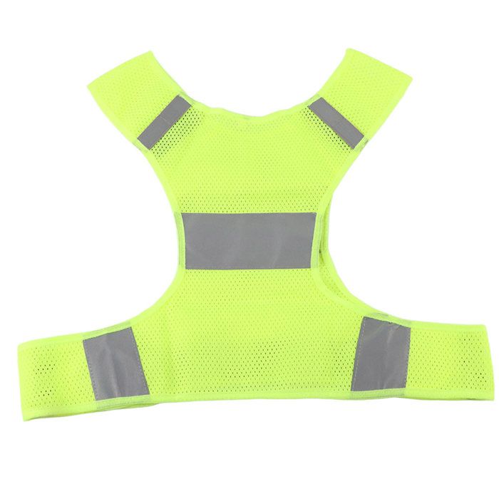 AUCUNE gilet réfléchissant de course à pied Gilet réfléchissant de cyclisme en plein air gilet sport ensemble Code M jaune fluo