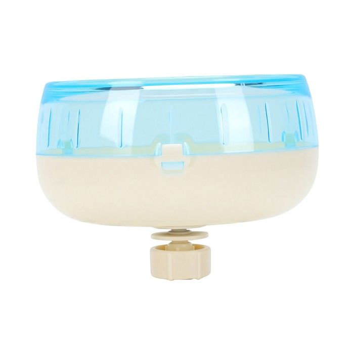 AUCUNE Roue dexercice pour hamster Roue silencieuse pour Hamster 12cm rotation lisse antidérapante animalerie jouet Bleu