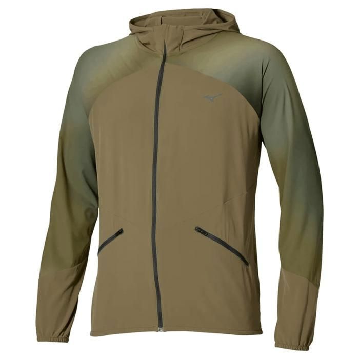 Veste à capuche Mizuno Active Alpha pour homme-Vert Veste à capuche Mizuno Active Alpha pour homme-Vert