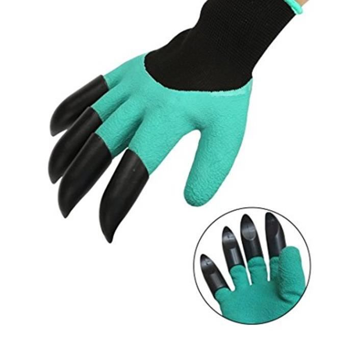 gants de jardinage (1 paires) pour creuser et plantation, cadeau pour jardiniers gant de sécurité travail