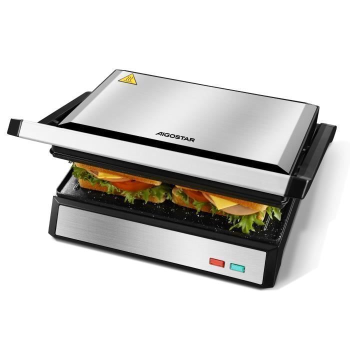 Aigostar Grill Panini, Grills électriques Avec Plaques
