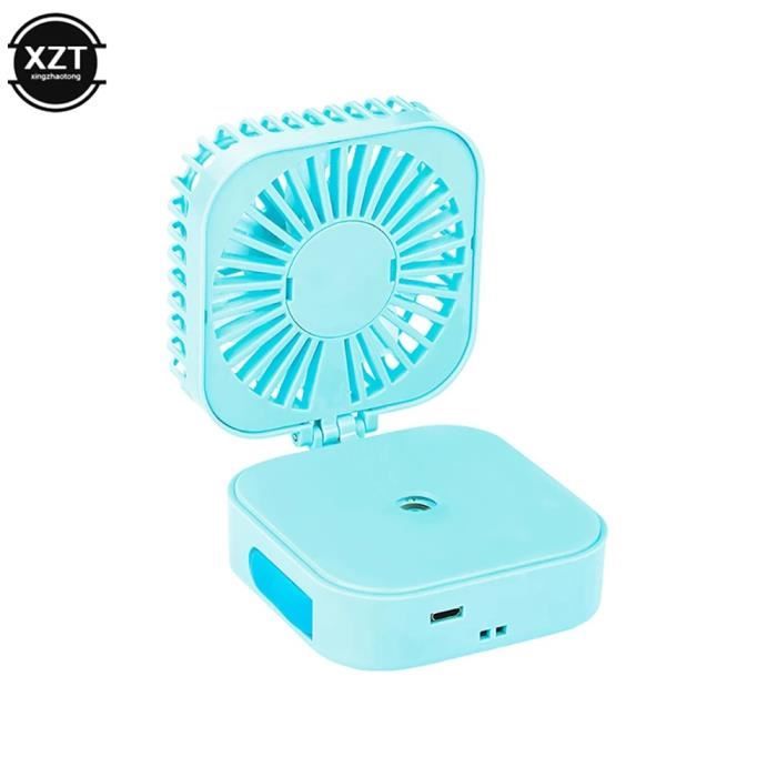Mini Ventilateur Portable USB – Rechargeable, Pliable, Rose, 3 Vitesses, A+++