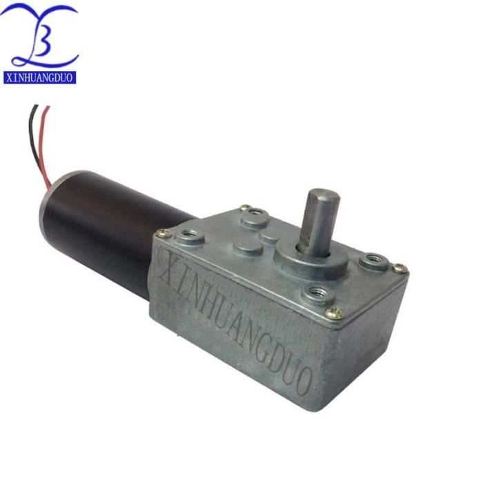Moteur Réducteur DC 24V 300RPM - Couple Élevé, Mini Boîte Vitesses Métal Uxcell