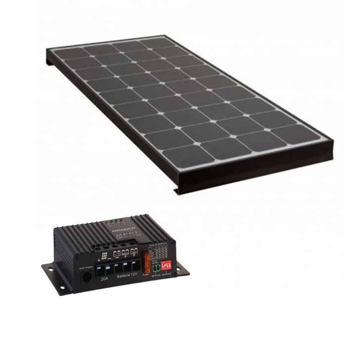 ANTARION Kit BLACK BOOSTER 140W + Régulateur MPPT + Câble