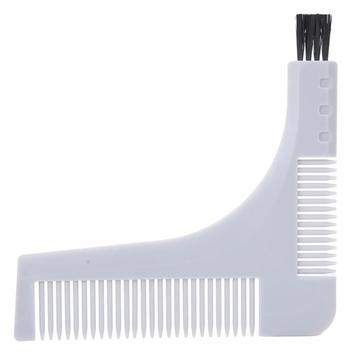 Peigne Guide De Coupe Pour Barbe – Pochoir De Rasage Pratique (Noir Ou Bleu)