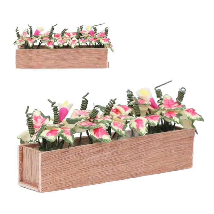 Fleurs en pot pour maison de poupée - SHIWAKI - Accessoires de
