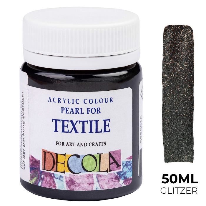 Peintures Pour Textiles - Nevskaya Palitra Black Acrylic Textile Decola In  Plastic Jars 50 - Cdiscount Beaux-Arts et Loisirs créatifs