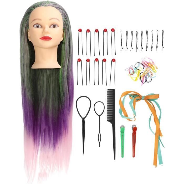 Poupée Coiffure Cheveux Blonds Tête Coiffure Barbie Cheveux Blonds - 20 Accessoires Coiffure Enfant 3 Ans Et Plus Poupee Barbie
