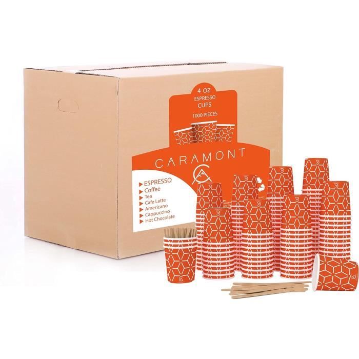Carton de 1000 Gobelets carton brun 24cl