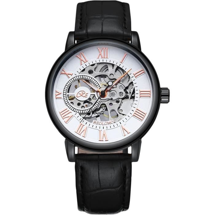 Montre Gousset Mécanique Squelette – Design Steampunk Cerf Lumineux – Chaîne 37 Cm – Remontage Manuel – Cadeau Vintage Pour Homme/femme